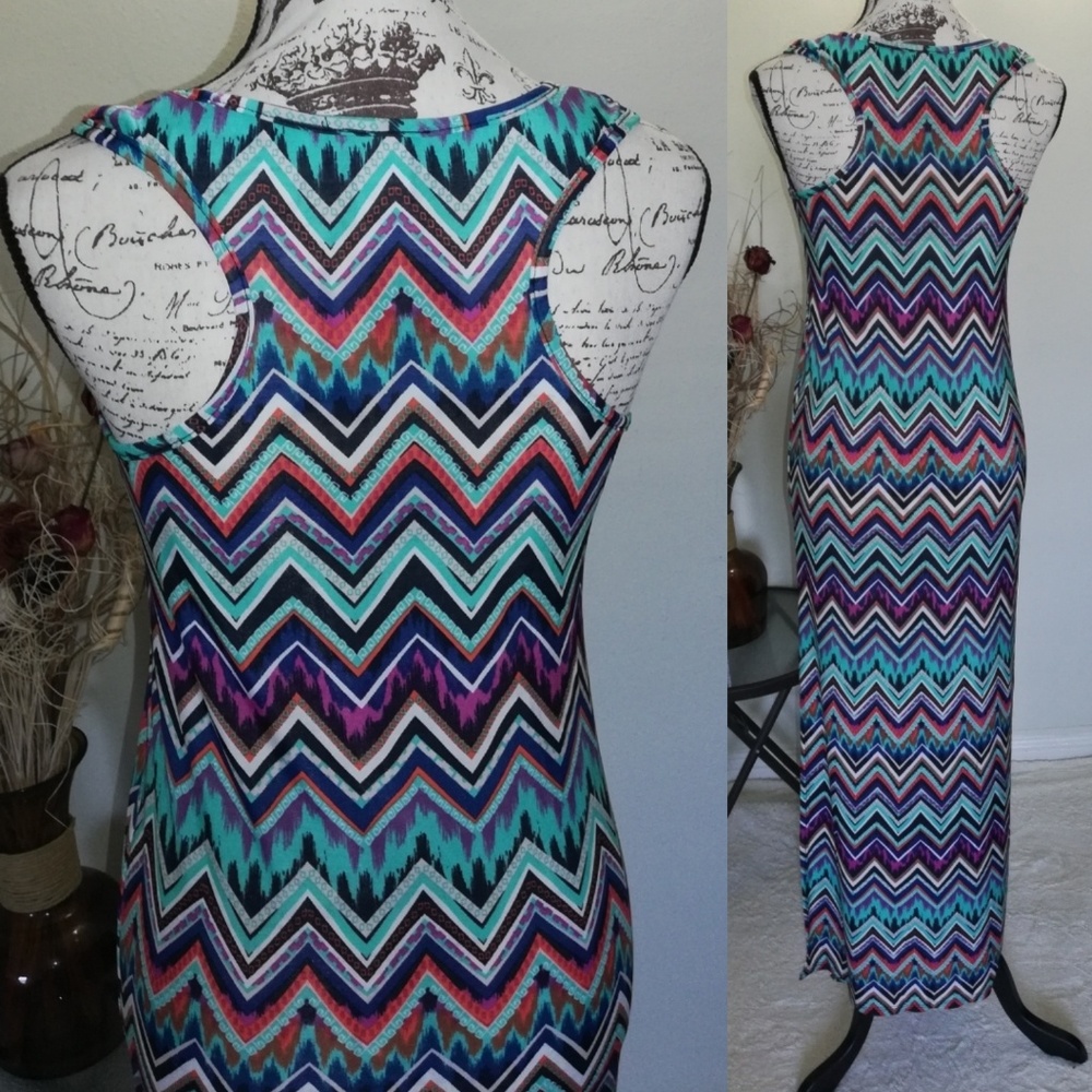 Aztec Blue Maxi - Picture 2 of 2
